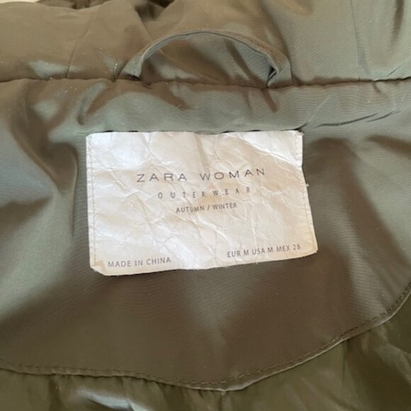 Woman winter jacket zara - Picture 3 of 4